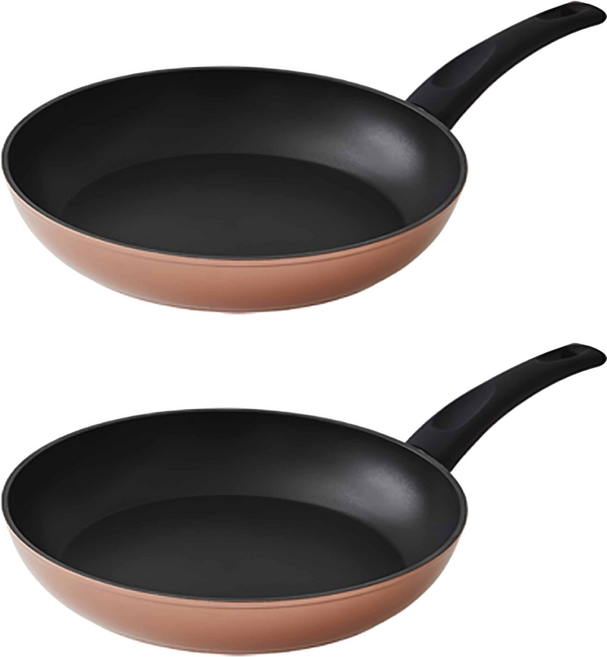 락앤락 인덕션 로즈골드 프라이팬, 28cm, 2개