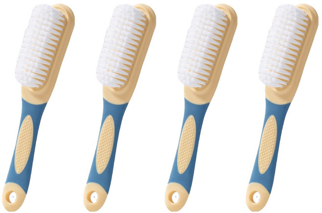 모던모어 파스텔 운동화 세척 브러쉬, 블루, 4개