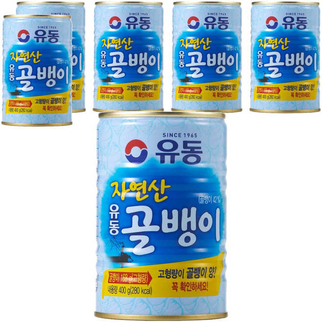 (Oltaom) 400g 天然野生 golbaenggi 400g, 6罐