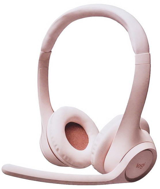 logitech 羅技 Zone 300 無線藍牙耳機麥克風, 玫瑰粉, A00191