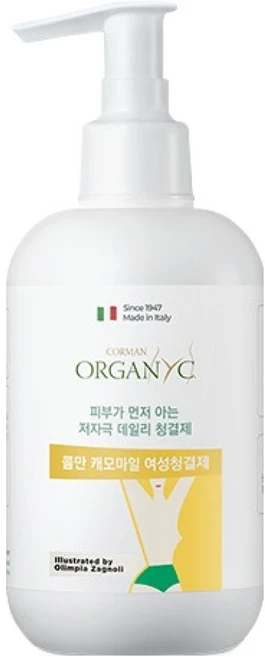 콜만 오가닉 인티미트워시 여성청결제, 250ml, 1개 - 쿠팡