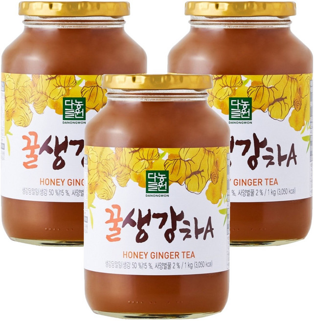 다농원 꿀생강차A, 1kg, 1개입, 3개
