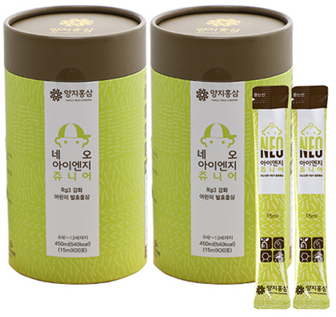 양지홍삼 네오 아이엔지 쥬니어, 15ml, 60개