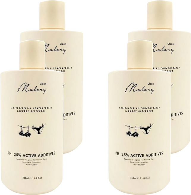 MALORY 榪莉蕊 益生菌貼身衣物手洗精, 4瓶, 350ml