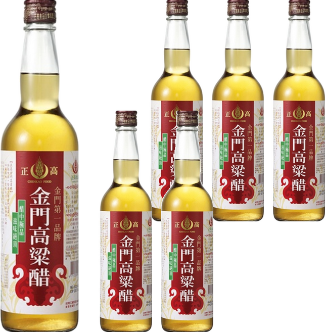 正高金門高梁醋 香氣十足, 600ml, 6瓶