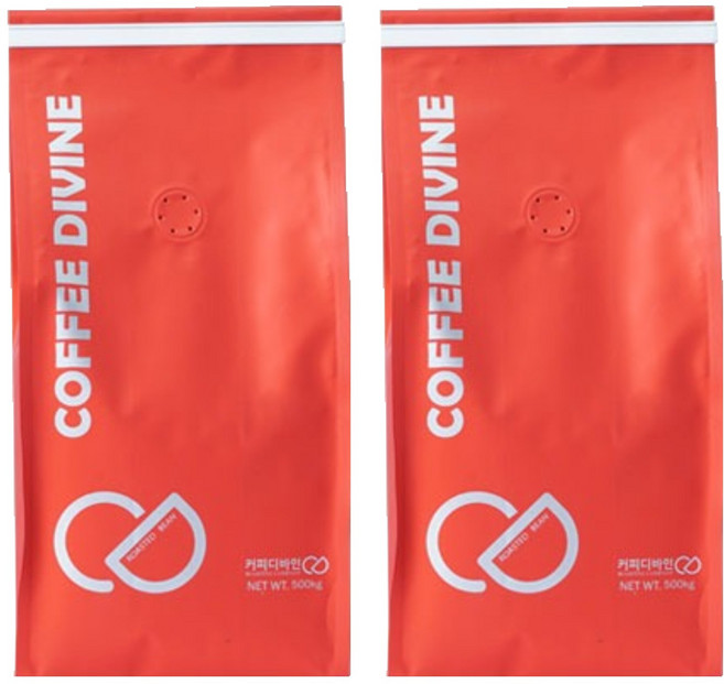 커피디바인 자메이카 블루마운틴 블렌드 원두커피, 홀빈(분쇄안함), 500g, 2개