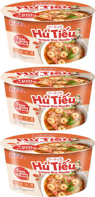 CUNG DINH KOOL 泰式酸辣河粉 84g Q彈滑順, 3入