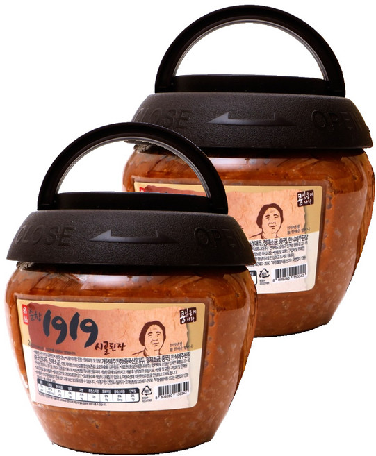순창가 1919 재래식 시골된장, 2kg, 2개