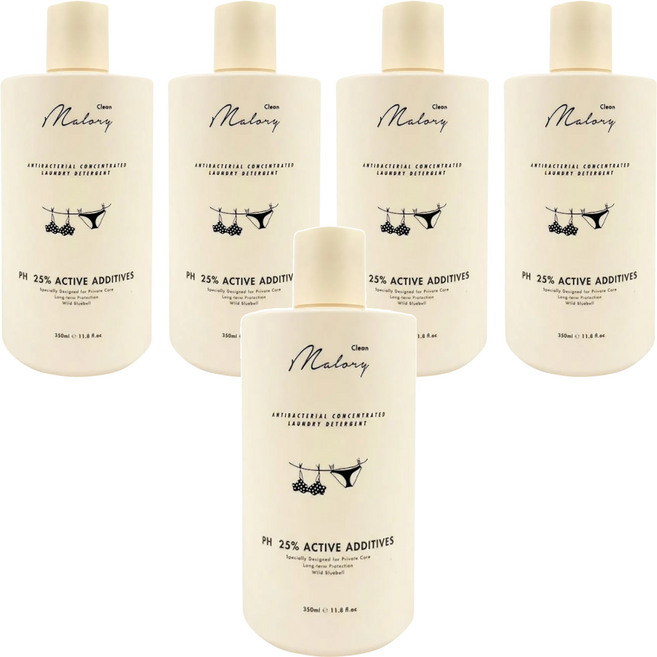 MALORY 榪莉蕊 益生菌貼身衣物手洗精, 5瓶, 350ml