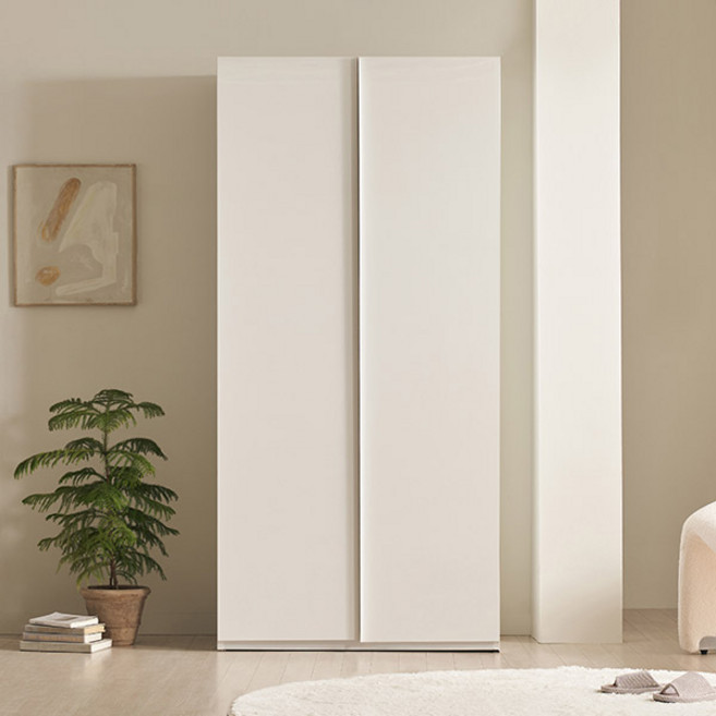 삼익가구 리뉴 키큰 옷장 1000 행거형 C타입 방문설치, 화이트