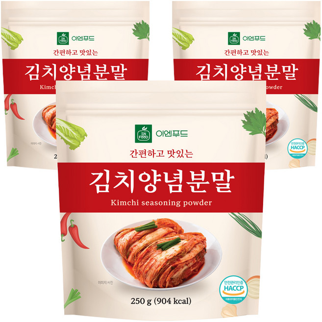 이엔푸드 김치양념분말, 250g, 3개