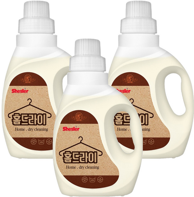 쉬슬러 홈드라이세제 본품, 650ml, 3개