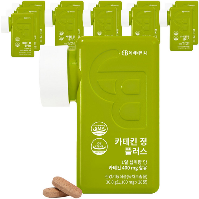 에버비키니 카테킨 정 플러스, 28정, 12개