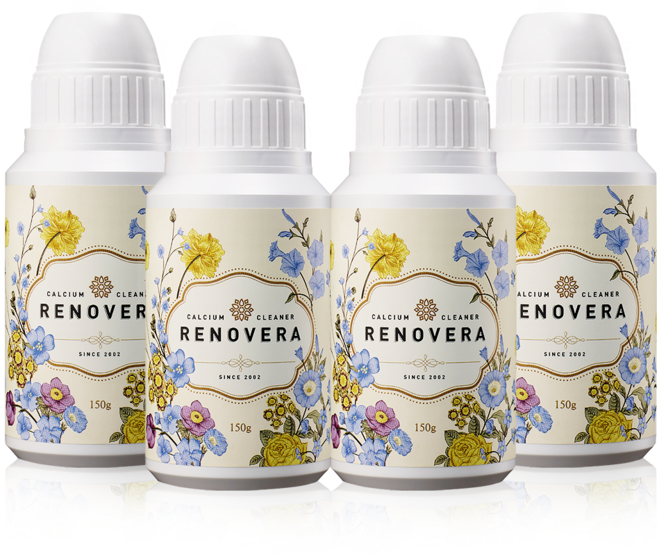 리노베라 칼슘파우더 과일 채소 세정제 팬지, 150g, 4개
