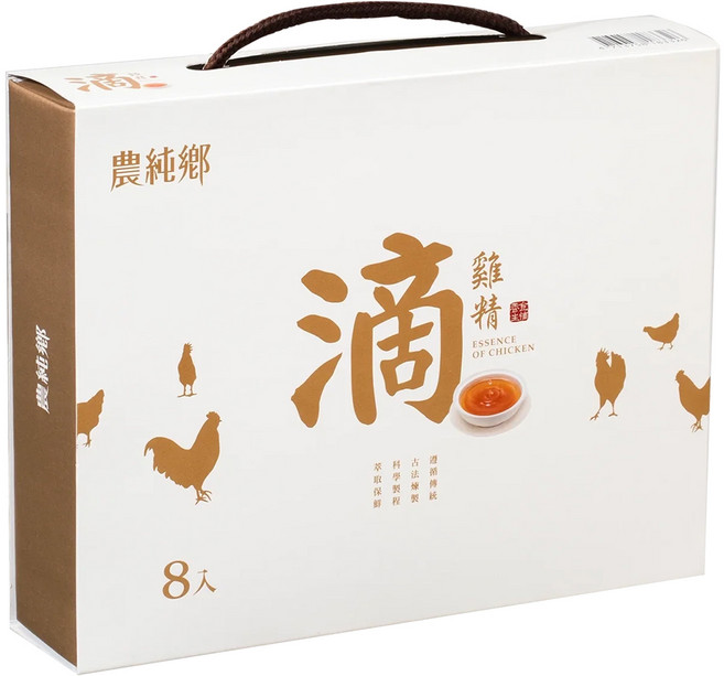農純鄉 原味滴雞精, 8包, 50ml, 1盒