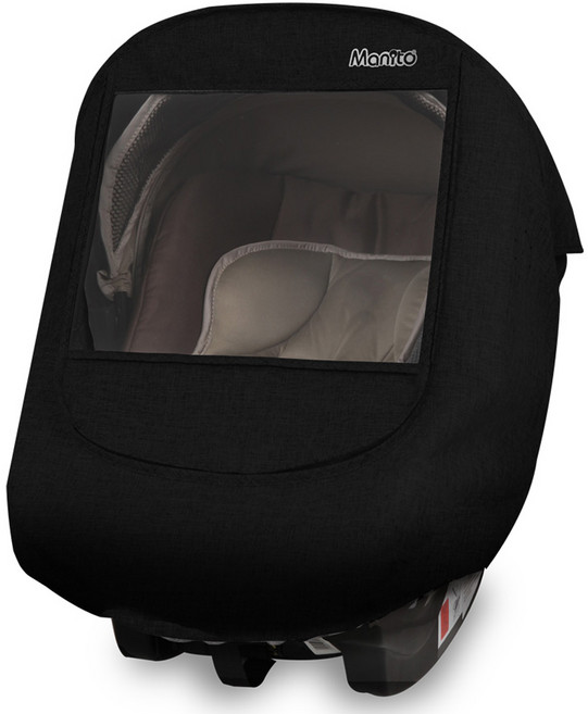 마니또 멜란지 인펀트 카시트 전용 커버, 블랙, 1개