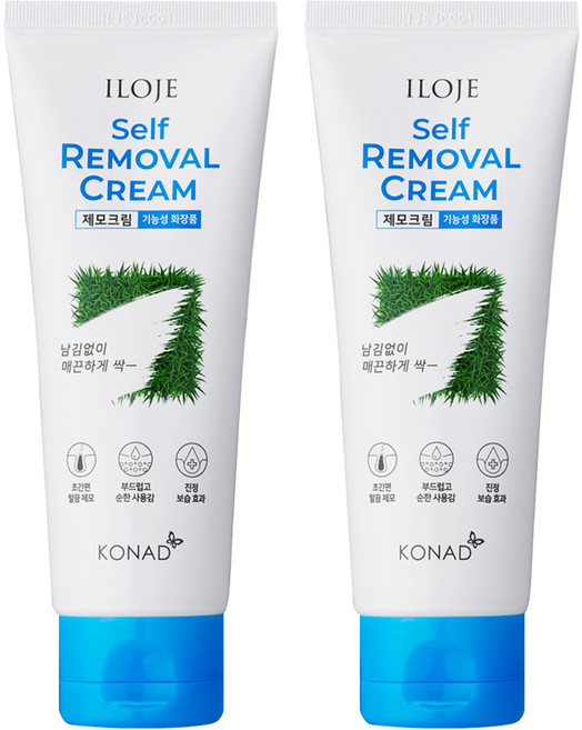 아이로제 셀프 제모 크림, 100ml, 2개