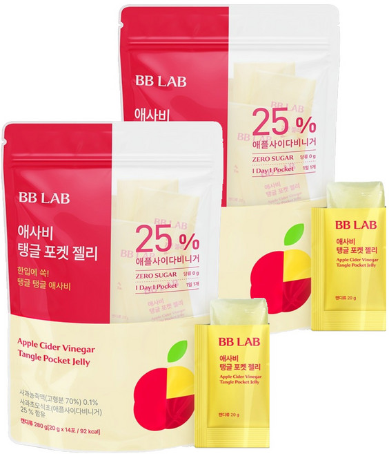 비비랩 뉴트리원 애사비 탱글 포켓 14p, 280g, 2개