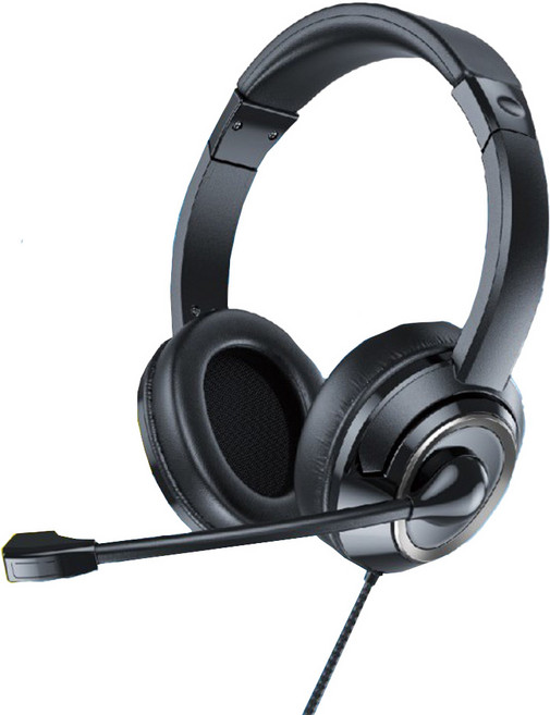 KTnet 廣鐸 電腦 手機頭戴式耳機麥克風 4極插 + USB-C 173 x 70 x 180mm 線長2.2m 200g, HP13, 槍黑色