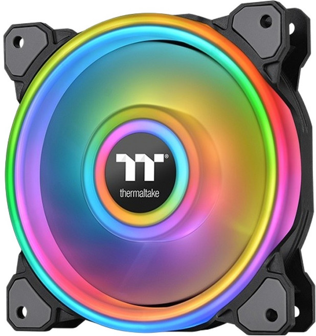 thermaltake 曜越 Riing Quad 14 RGB 水冷排風扇, 黑色, 1個