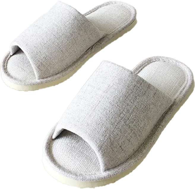 TAIWAN SLIPPER 台灣犀利趴 i Slippers 悠活系列 布質家居室內拖鞋 台灣製造 EVA材質鞋底, 英倫爵色 米咖色, 1雙