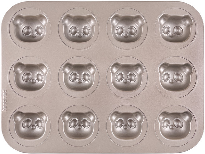 아노마드 판다 마들렌틀 팬 12구 골드, 1개