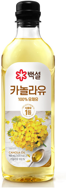 백설 카놀라유, 900ml, 1개