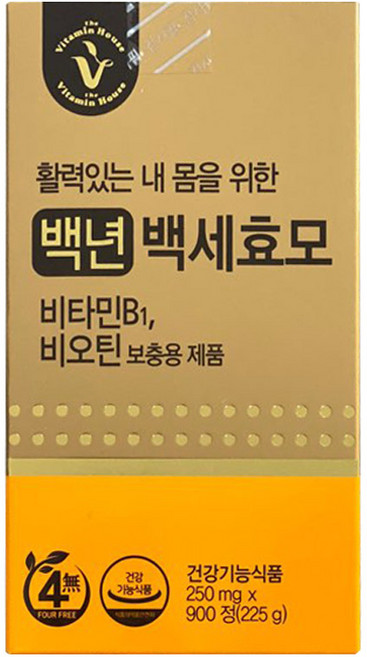 비타민하우스 백년백세효모, 1개, 900정