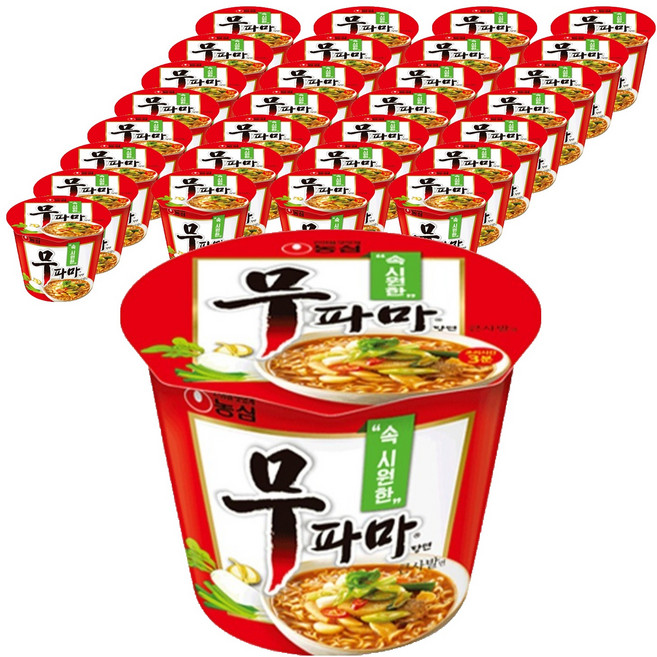무파마탕면 큰사발면 112g, 32개