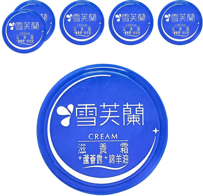 雪芙蘭 滋養霜 蘆薈露 + 綿羊油, 60g, 6罐