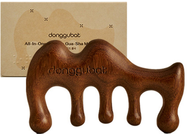 동구밭 올인원 우드 마사지 괄사, 샌달우드, 1개