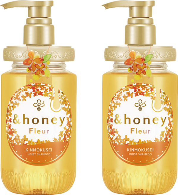 &honey fleur 蜂蜜輕盈舒癒洗髮精1.0, 450ml, 2瓶