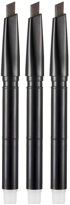 fmgt 디자이닝 아이브로우 펜슬 리필 0.3g, 02 그레이브라운, 3개