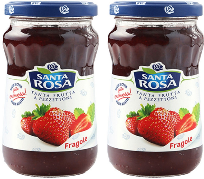 산타로사 딸기잼, 350g, 2개