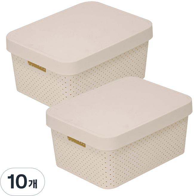 커버 바스켓, 브라운, 10개