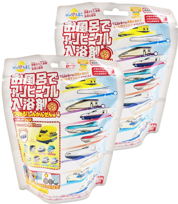 BANDAI 入浴球 連接!新幹線篇, 75g, 2個