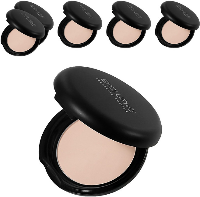 Solone 訂製隨身蜜粉餅 5g, 雪膚色, 6個