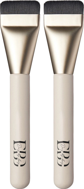 Daybyday 슬림 핏 파운데이션 브러쉬, 2개, Beige