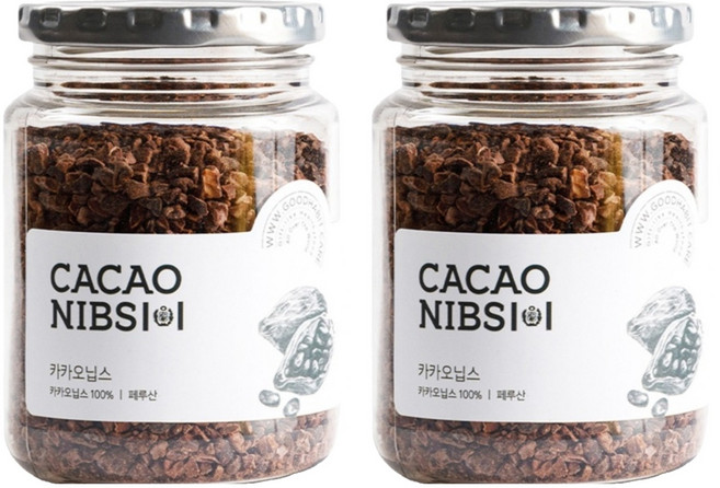 착한습관 로스티드 카카오닙스, 200g, 2개