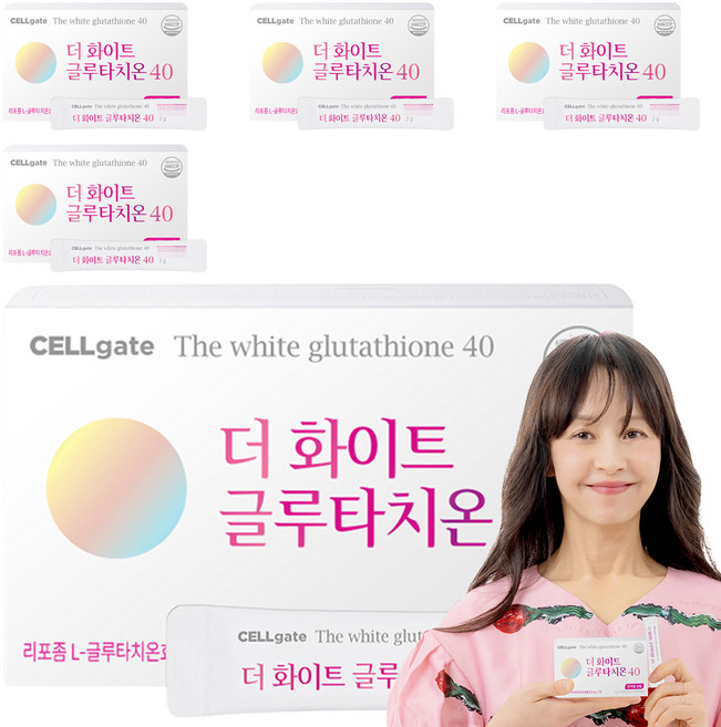 셀게이트 더화이트 글루타치온 40, 60g, 5개
