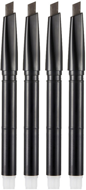 fmgt 디자이닝 아이브로우 펜슬 리필 0.3g, 02 그레이브라운, 4개