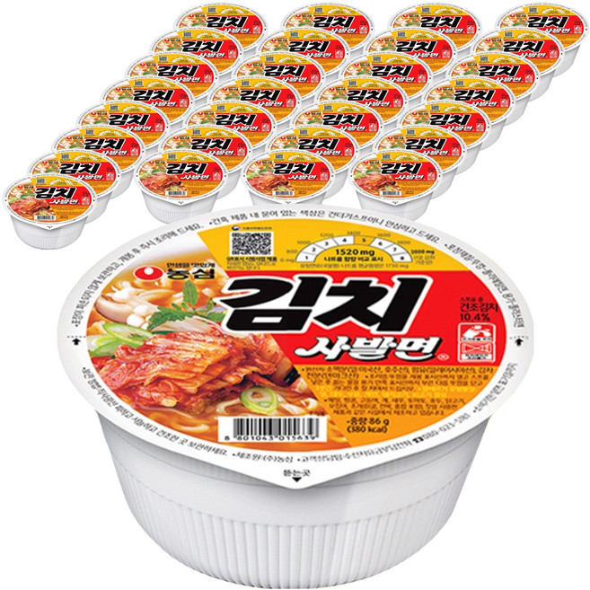 김치사발면 86g, 36개