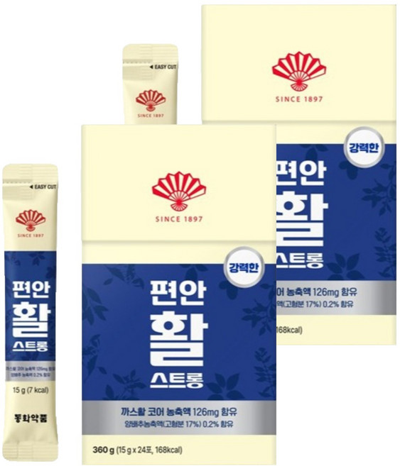 활명수 편안활 스트롱 까스활 농축액, 15g, 48개