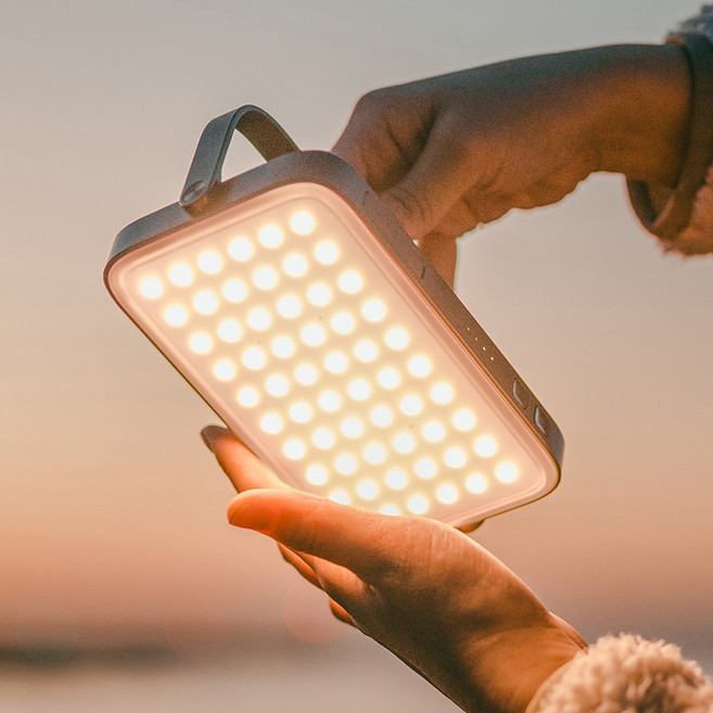 루메나 플러스 2세대 LED 캠핑 랜턴, 페블그레이, 1개