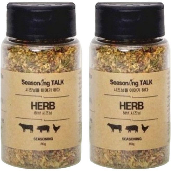 시즈닝톡 허브 시즈닝, 80g, 2개