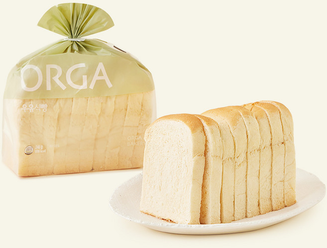 올가홀푸드 베이커리 우유식빵, 240g, 1개입, 1개