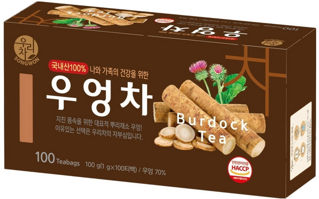 우리차 우엉차, 1g, 100개입, 1개