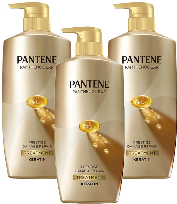 PANTENE 潘婷 奢華損傷修護護髮素, 3個, 750ml