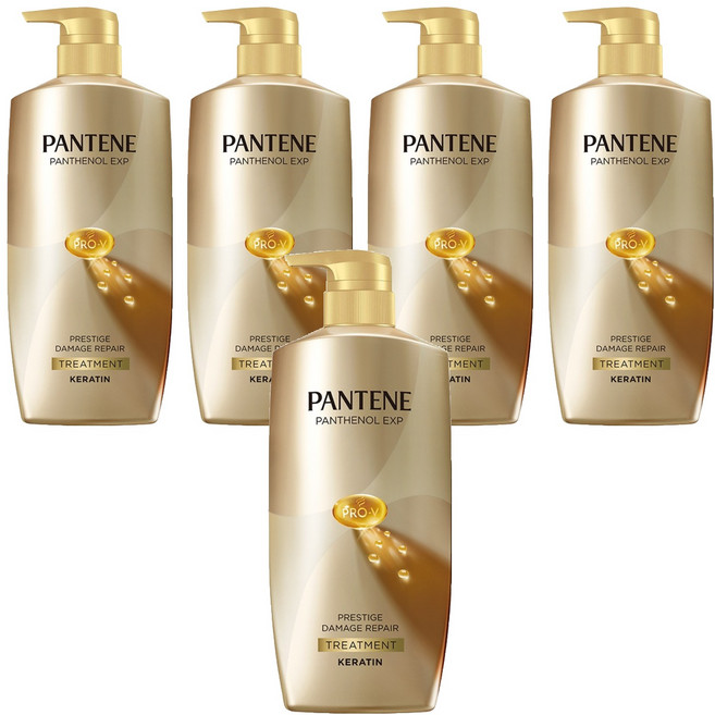 PANTENE 潘婷 奢華修護受損髮質護髮素, 5個, 750ml