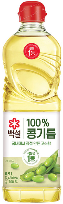 백설 콩기름, 900ml, 1개